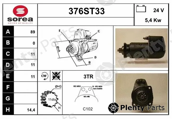 Startcar 376ST33 — Starter