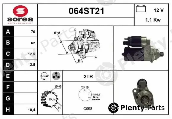 Startcar 064ST21 — Starter