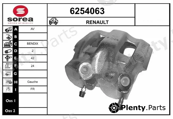 Startcar 6254063 — Brake Caliper