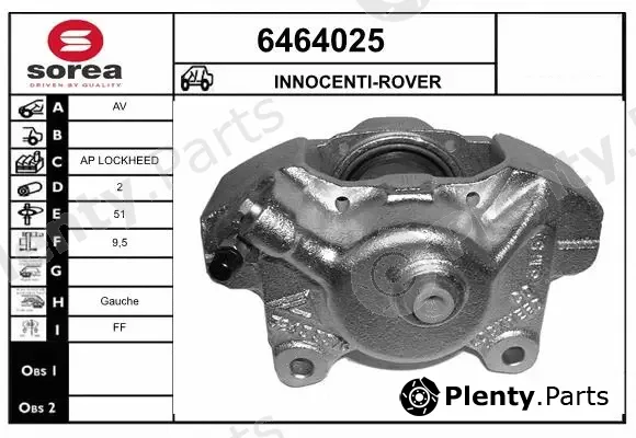 Startcar 6464025 — Brake Caliper