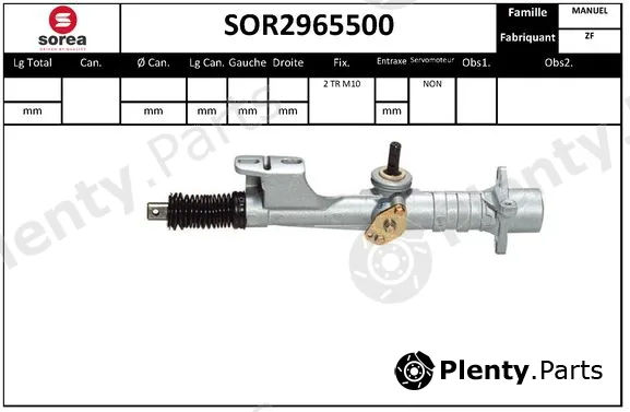Startcar SOR2965500 — Steering Gear