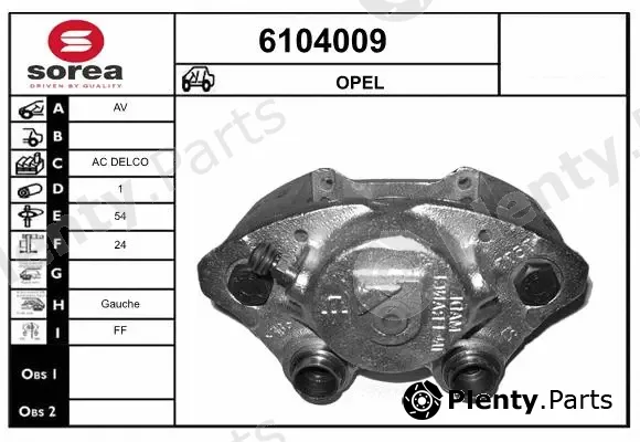 Startcar 6104009 — Brake Caliper
