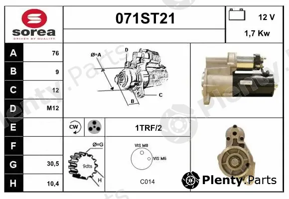 Startcar 071ST21 — Starter