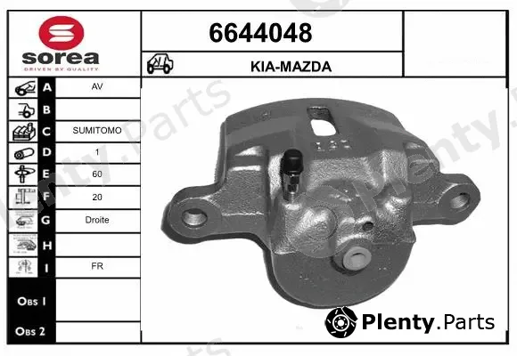 Startcar 6644048 — Brake Caliper