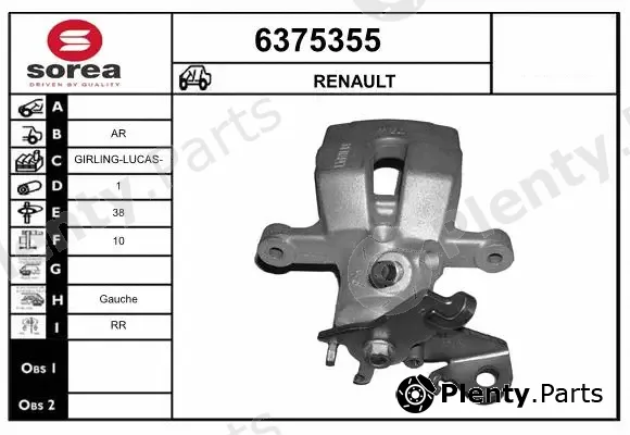 Startcar 6375355 — Brake Caliper
