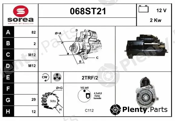 Startcar 068ST21 — Starter