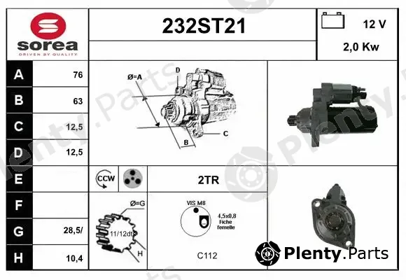 Startcar 232ST21 — Starter