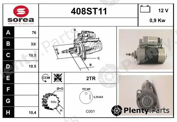 Startcar 408ST11 — Starter