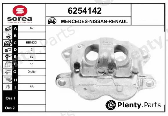 Startcar 6254142 — Brake Caliper