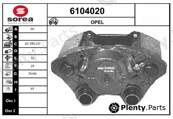 Startcar 6104020 — Brake Caliper
