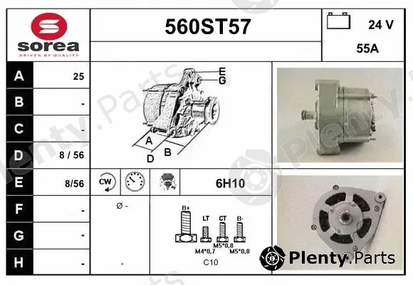 Startcar 560ST57 — Alternator