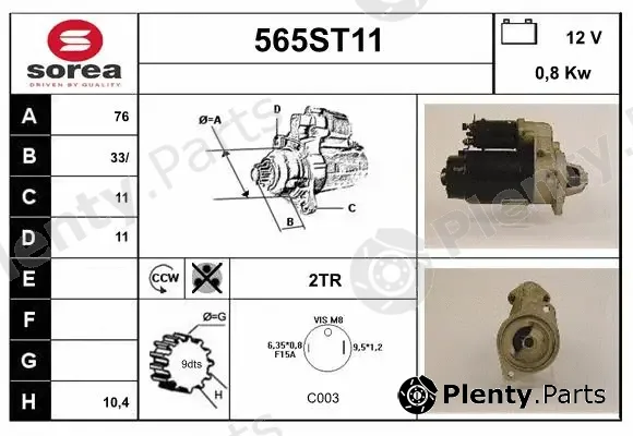 Startcar 565ST11 — Starter