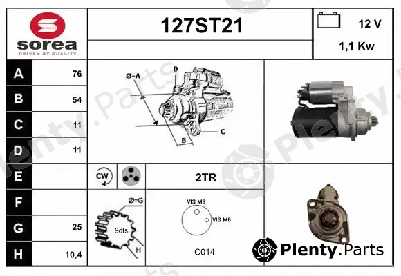 Startcar 127ST21 — Starter