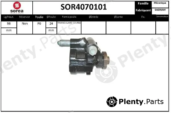 Startcar SOR4070101 — Hydraulic Pump, steering