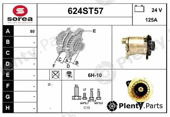 Startcar 624ST57 — Alternator