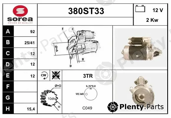 Startcar 380ST33 — Starter