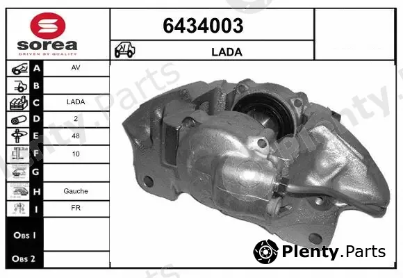 Startcar 6434003 — Brake Caliper