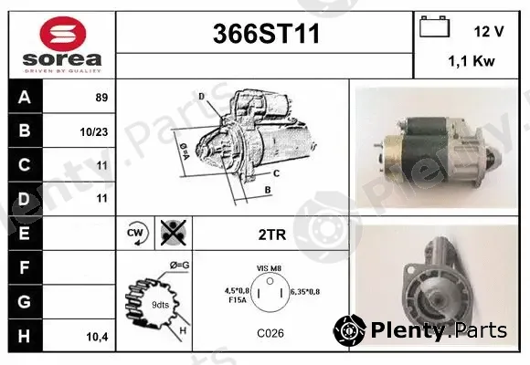 Startcar 366ST11 — Starter