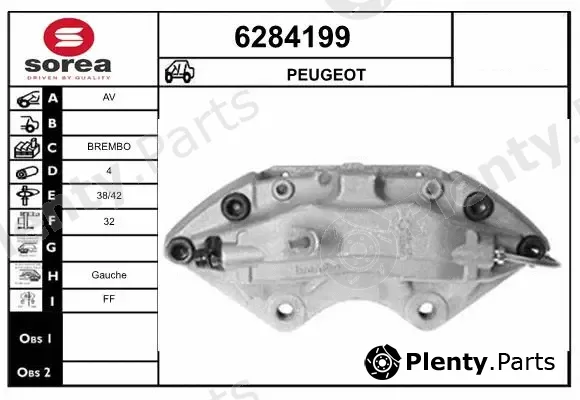 Startcar 6284199 — Brake Caliper