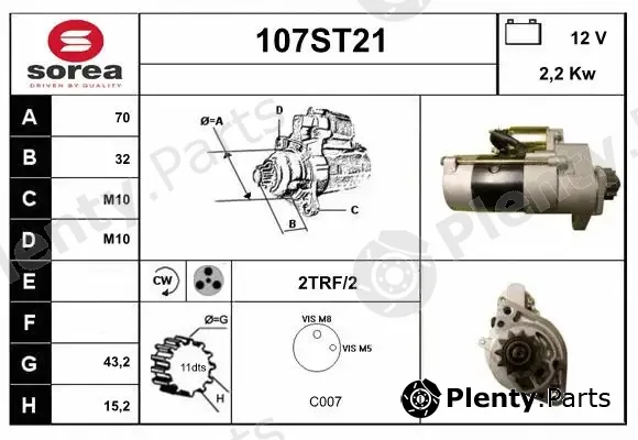 Startcar 107ST21 — Starter