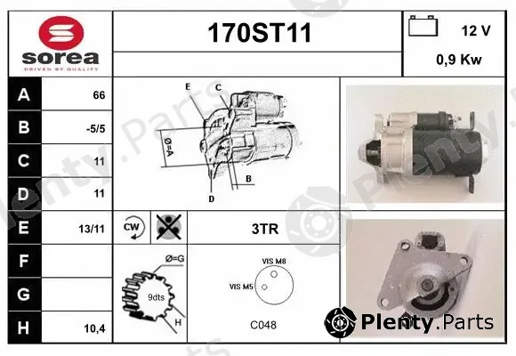 Startcar 170ST11 — Starter