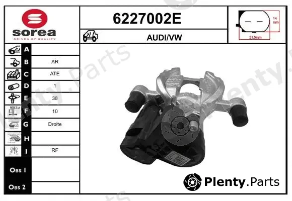 Startcar 6227002E — Brake Caliper