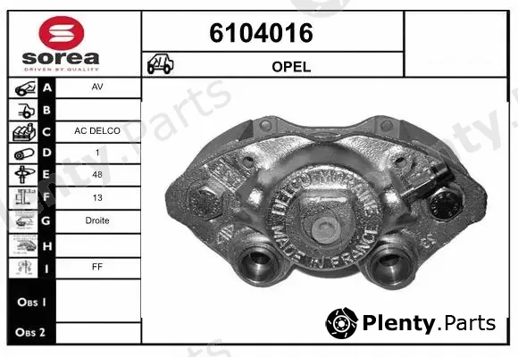 Startcar 6104016 — Brake Caliper