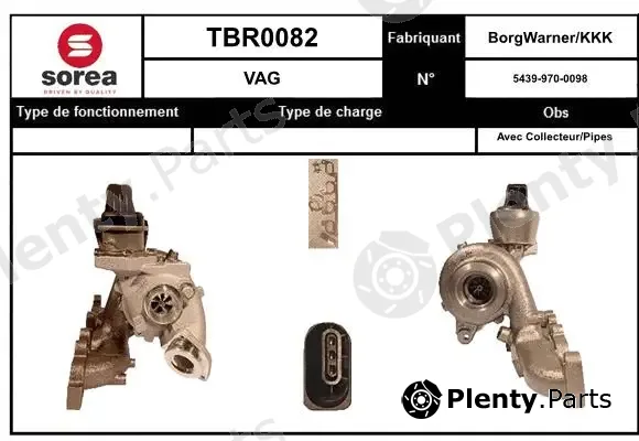 Startcar TBR0082 — Charger, charging (supercharged/turbocharged)