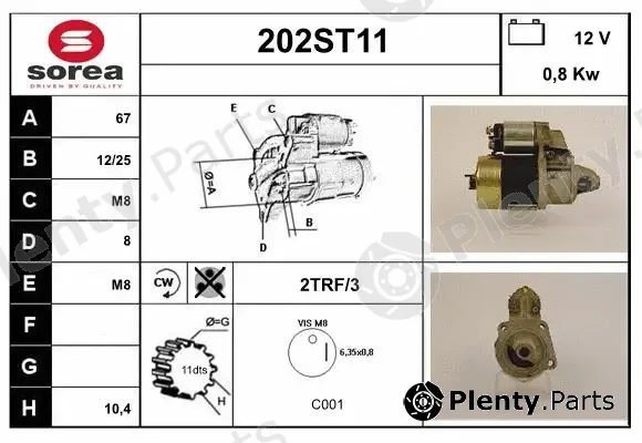 Startcar 202ST11 — Starter