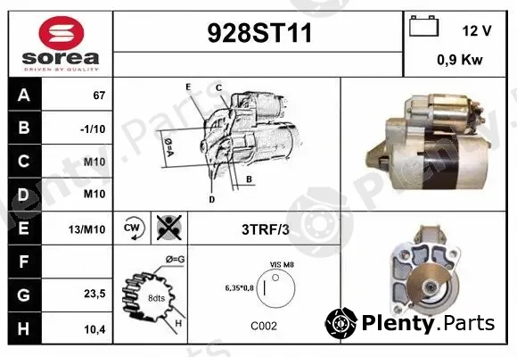 Startcar 928ST11 — Starter