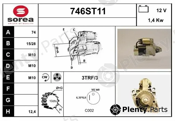 Startcar 746ST11 — Starter