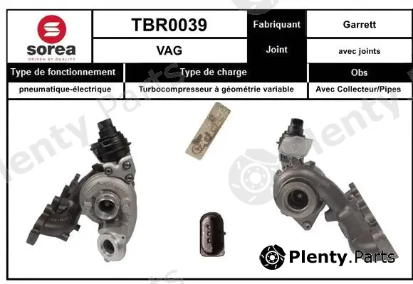 Startcar TBR0039 — Charger, charging (supercharged/turbocharged)