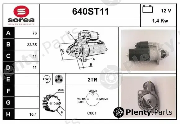 Startcar 640ST11 — Starter