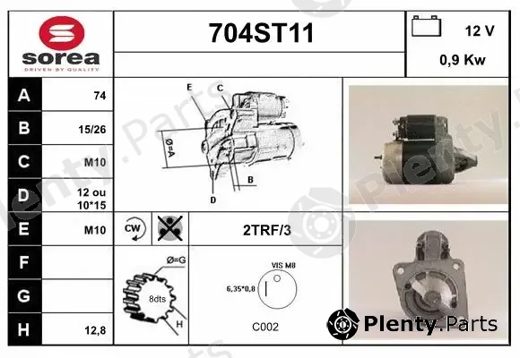 Startcar 704ST11 — Starter