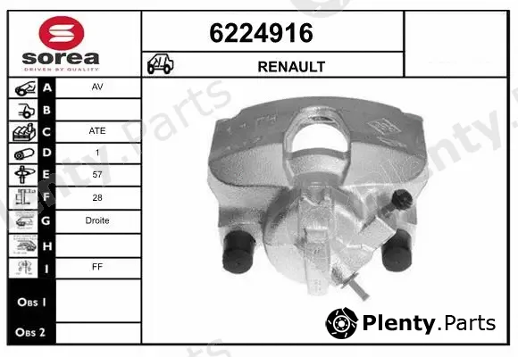Startcar 6224916 — Brake Caliper