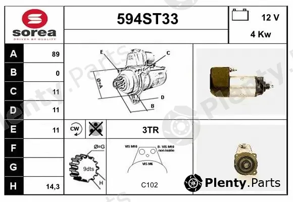 Startcar 594ST33 — Starter