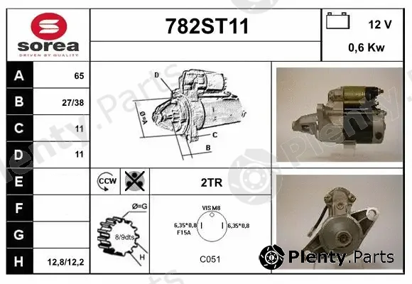 Startcar 782ST11 — Starter
