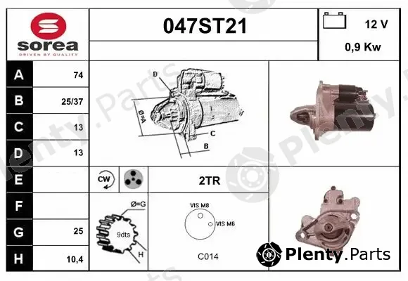 Startcar 047ST21 — Starter