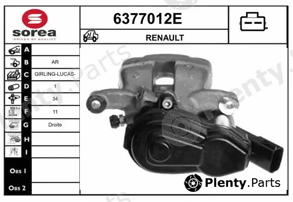 Startcar 6377012E — Brake Caliper