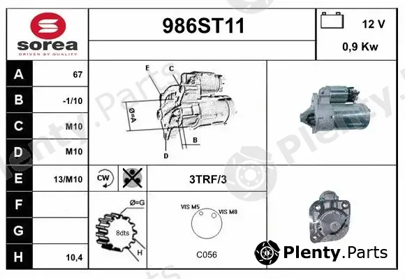 Startcar 986ST11 — Starter
