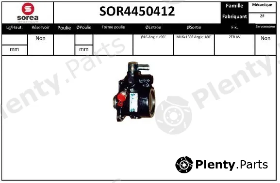 Startcar SOR4450412 — Hydraulic Pump, steering