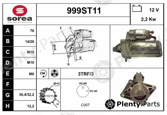 Startcar 999ST11 — Starter