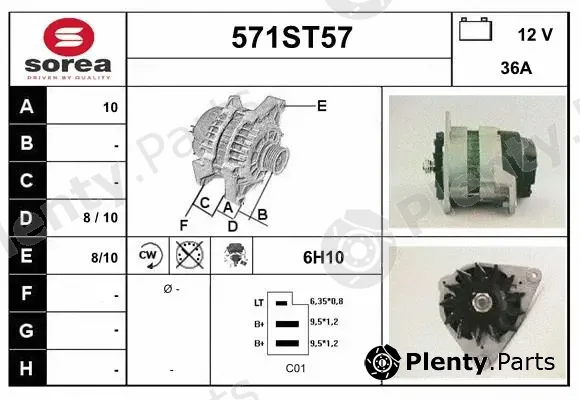Startcar 571ST57 — Alternator