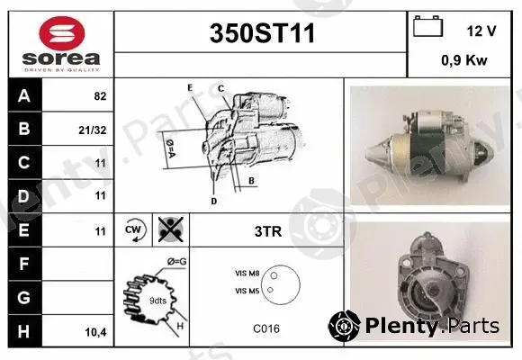 Startcar 350ST11 — Starter