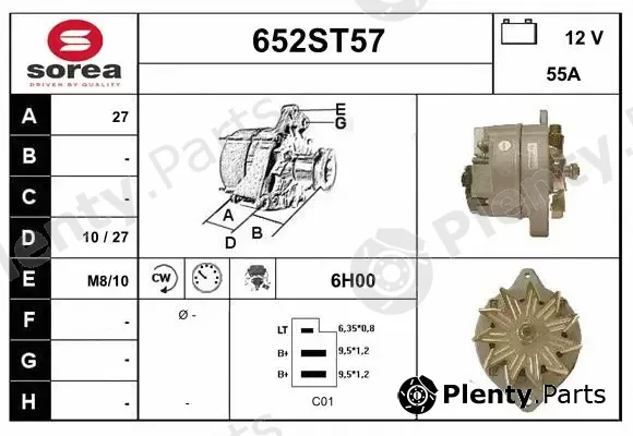 Startcar 652ST57 — Alternator