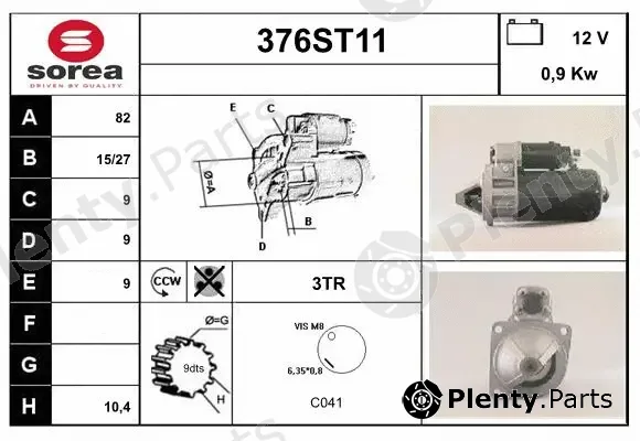 Startcar 376ST11 — Starter