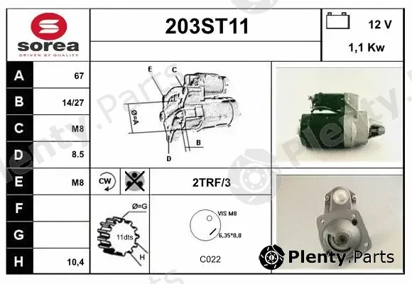 Startcar 203ST11 — Starter