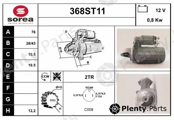 Startcar 368ST11 — Starter
