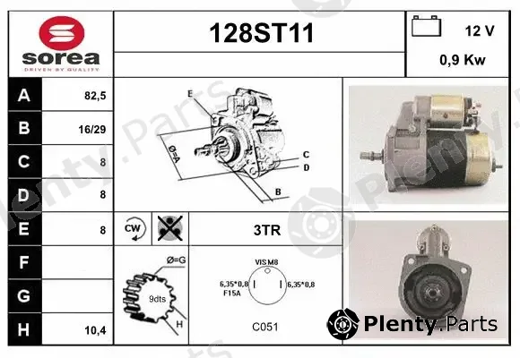 Startcar 128ST11 — Starter