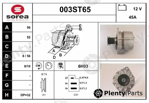 Startcar 003ST65 — Alternator